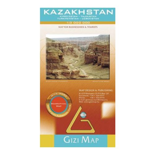 Kazahsztán térkép - Gizimap