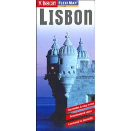 Liszabon laminált térkép - Insight