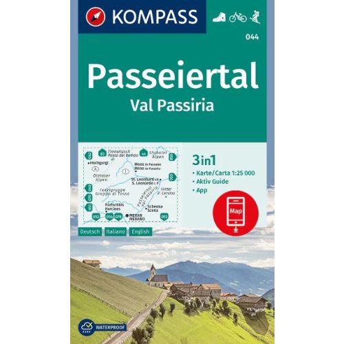 Val Passiria, hiking map (WK 044) - Kompass