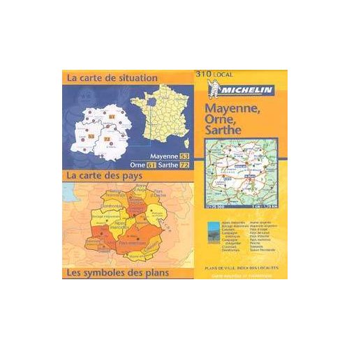 Mayenne / Orne / Sarthe - Michelin 310
