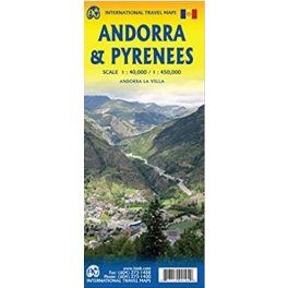 Andorra & Pireneusok térkép - ITM