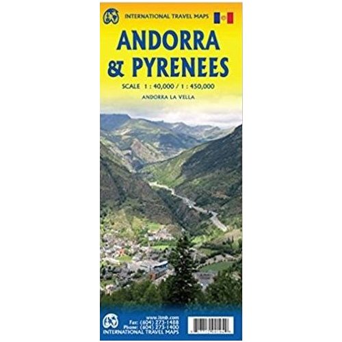 Andorra & Pyrenees, travel map - ITM
