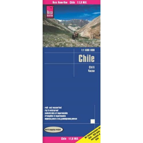 Chile térkép - Reise Know-How