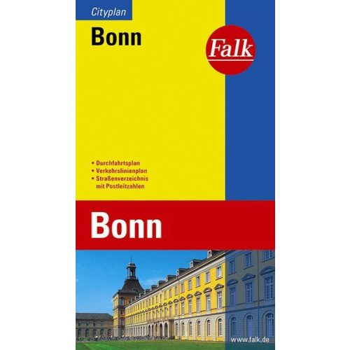 Bonn, city map - Falk