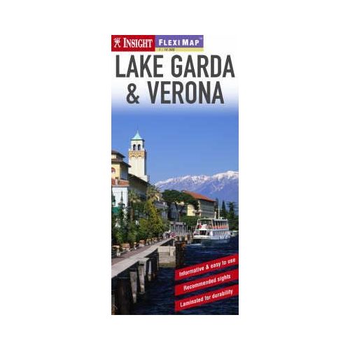 Garda-tó és Verona laminált térkép - Insight