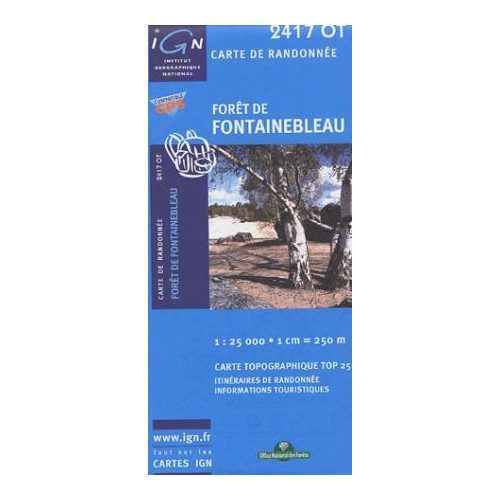 Forêt de Fontainebleau - IGN 2417OT