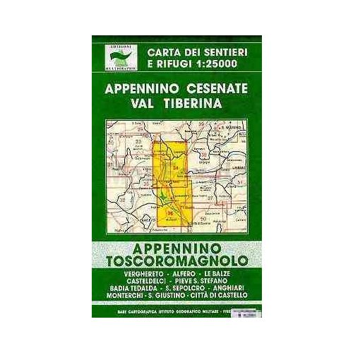 Appennino Cesenate - Val Tiberina térkép (No 34/36) - Multigraphic 