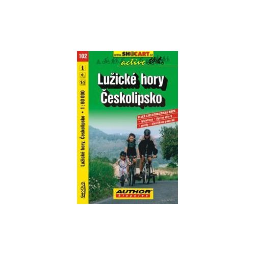 Lužicke hory, Českolipsko kerékpártérkép (102) - ShoCart