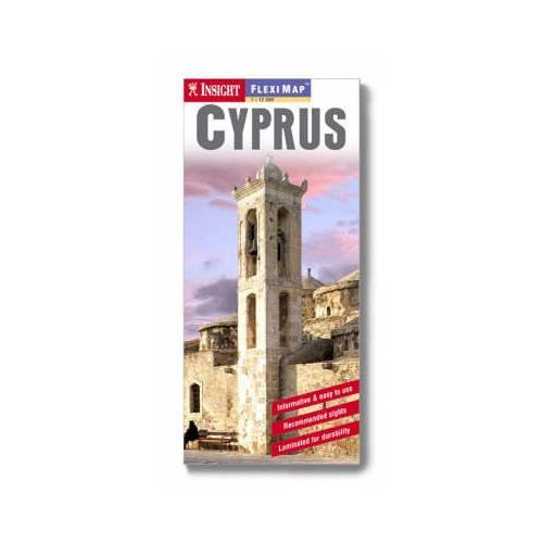 Ciprus laminált térkép - Insight