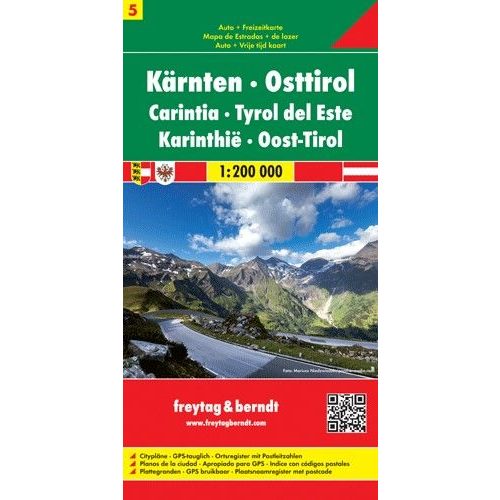 Karintia & Kelet-Tirol autótérkép - Freytag-Berndt