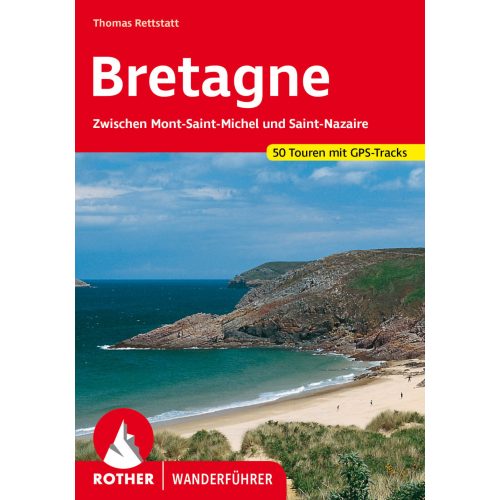 Bretagne, német nyelvű túrakalauz - Rother