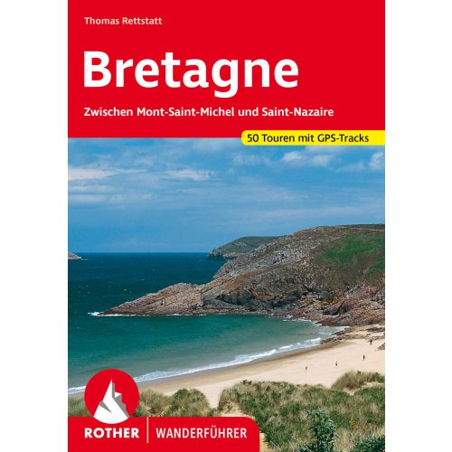 Bretagne, német nyelvű túrakalauz - Rother