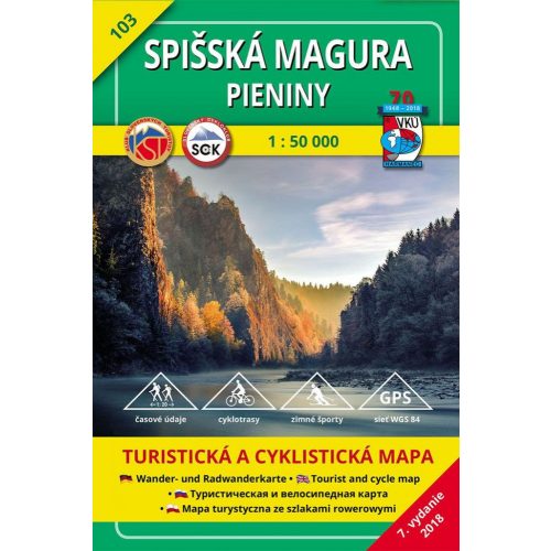 Szepesi-Magura, Pieninek turistatérkép (103) - VKÚ