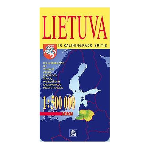 Litvánia térkép - Jana Seta