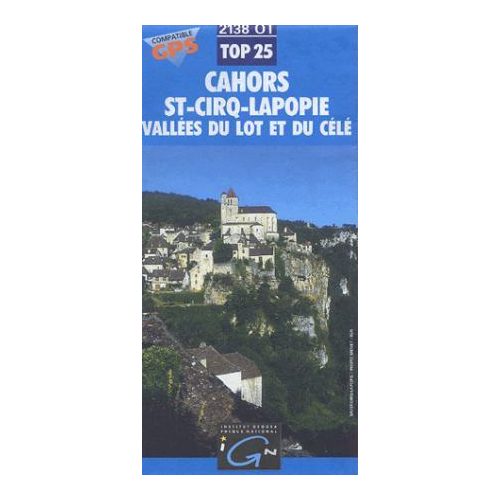 Cahors / St-Cirq-Lapopie / Vallée du Lot et du Célé - IGN 2138OT