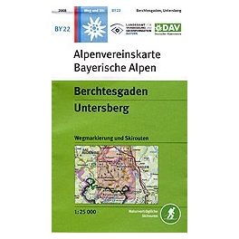Berchtesgaden, Untersberg - Alpenvereinstkarte BY22