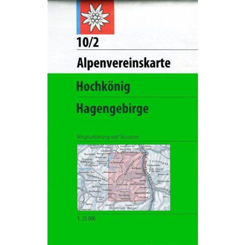 Hochkönig & Hagengebirge, hiking map (10/2) - Alpenvereinskarte