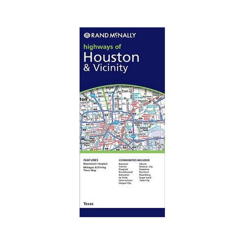 Houston & Vicinity, TX térkép - Rand McNally