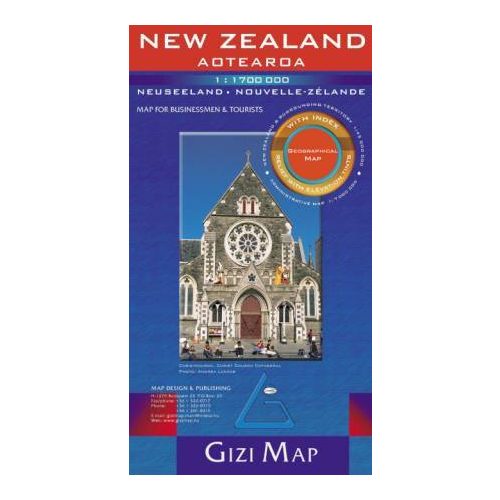 Új-Zéland térkép - Gizimap