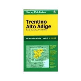 Trentino / Alto Adige autótérkép - TCI