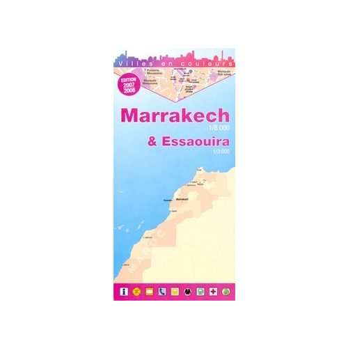 Marrakesh & Essaouira térkép - Laure Kane