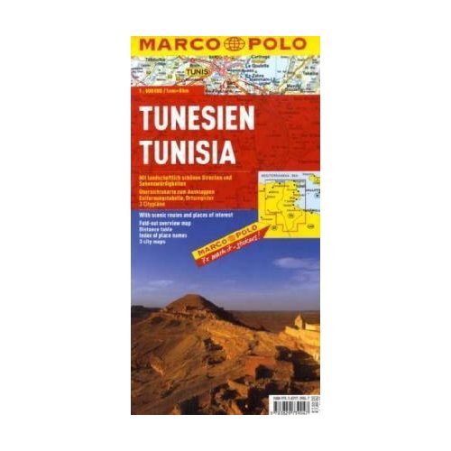 Tunézia térkép - Marco Polo