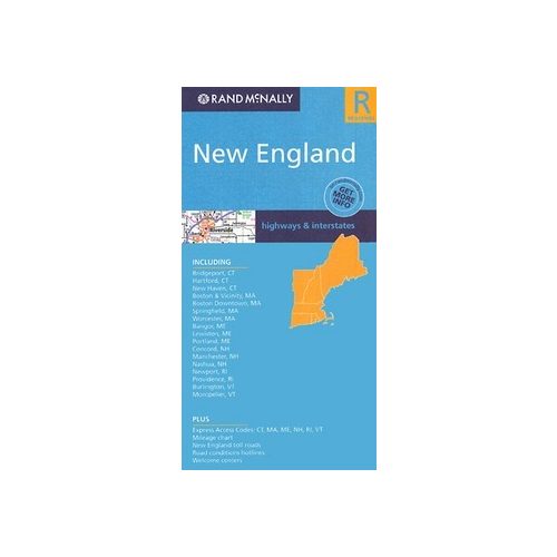 New England térkép - Rand McNally