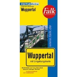 Wuppertal Extra várostérkép - Falk