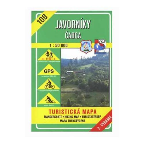 Javorníky & Čadca, hiking map (109) - VKÚ