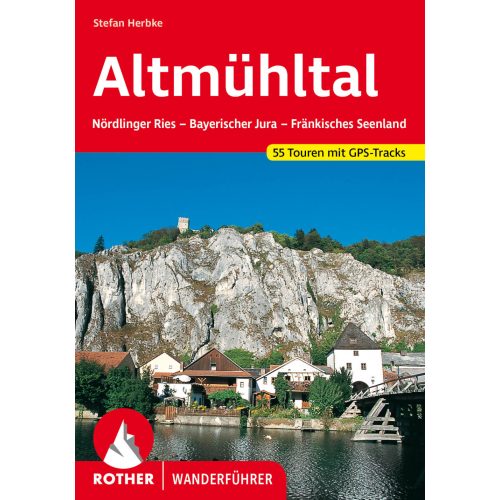 Altmühltal, német nyelvű túrakalauz - Rother
