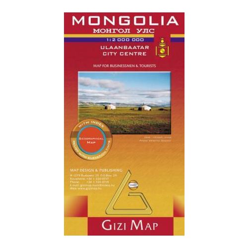 Mongolia, travel map - Gizimap