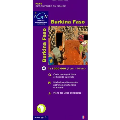 Burkina Faso térkép - IGN