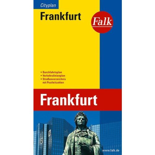 Frankfurt am Main zsebtérkép - Falk