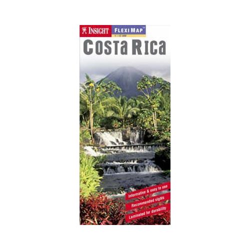 Costa Rica laminált térkép - Insight