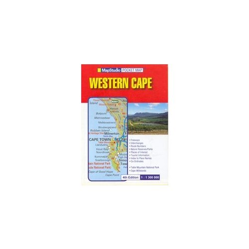 Western Cape zsebtérkép - Map Studio