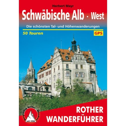 Sváb-Alb (nyugat), német nyelvű túrakalauz - Rother