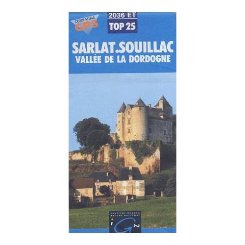 Sarlat / Souillac / Vallée de la Dordogne - IGN 2036ET