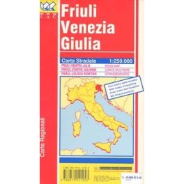 Friuli - Venezia Giulia autótérkép - LAC