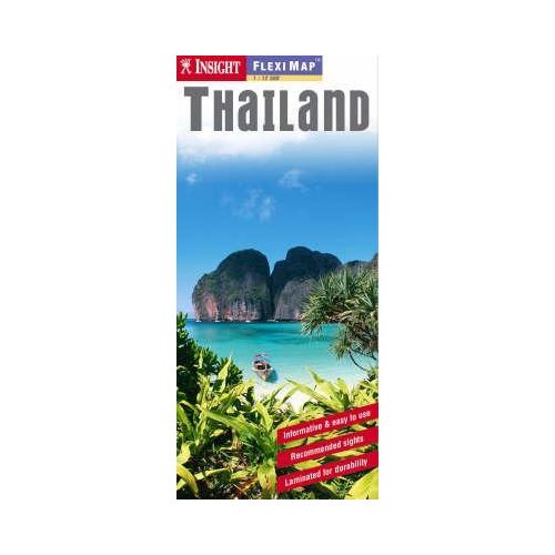 Thaiföld laminált térkép - Insight