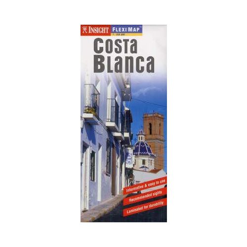 Costa Blanca laminált térkép - Insight