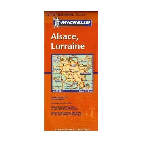 Alsace / Lorraine - Michelin 516