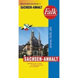 Szász-Anhalt autótérkép - Falk 