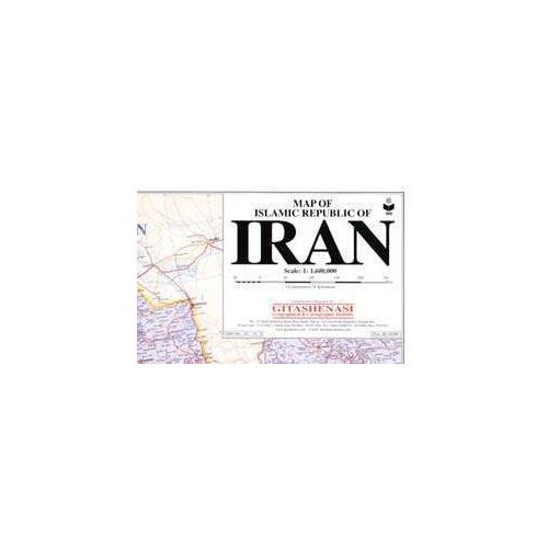 Irán domborzati térkép - Gita Shenassi