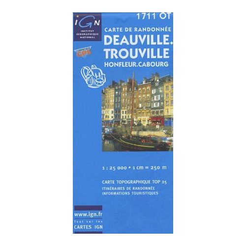 Deauville / Trouville / Honfleur / Cabourg - IGN 1711OT