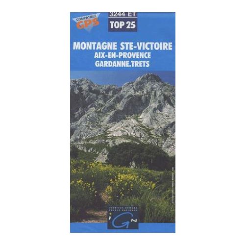 Montagne Sainte-Victoire / Aix-en-Provence / Gardanne Trets - IGN 3244ET