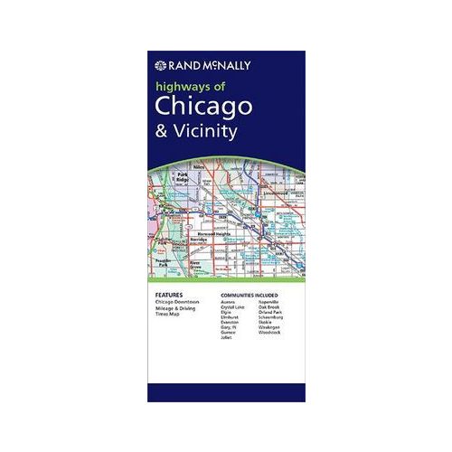 Chicago & Vicinity, IL térkép - Rand McNally