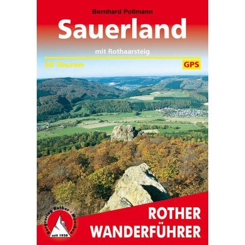 Sauerland, német nyelvű túrakalauz - Rother