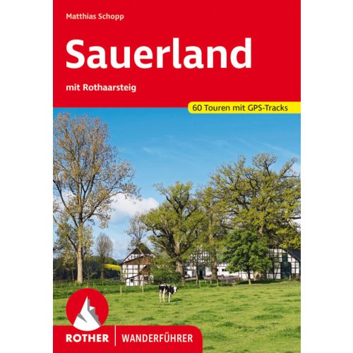 Sauerland, német nyelvű túrakalauz - Rother