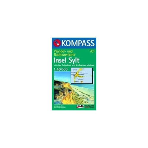 WK 701 Insel Sylt mit Ortsplänen - KOMPASS