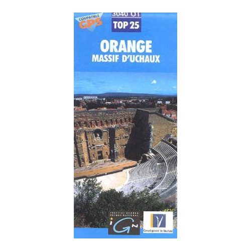 Orange / Massif d'Uchaux - IGN 3040OT
